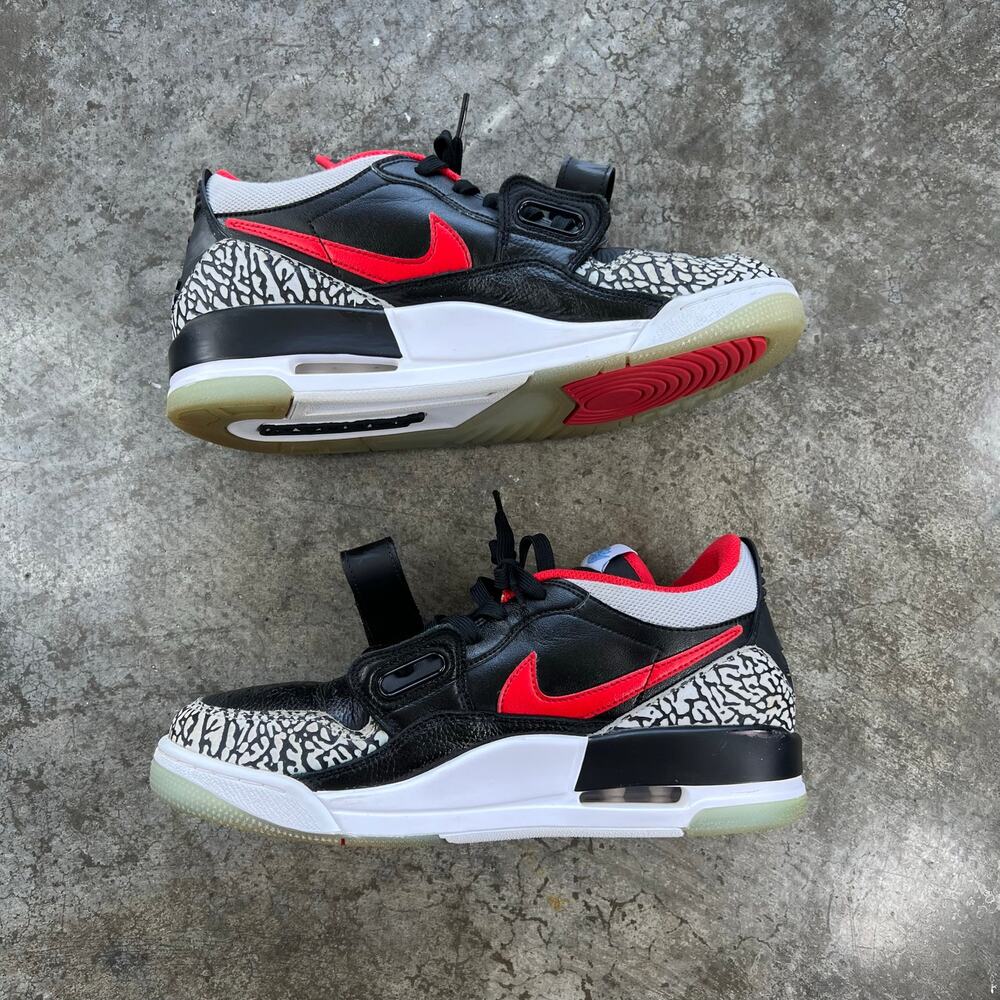Jordan Legacy 312 Low Chicago Flag Black Blue Red Men’s 9.5